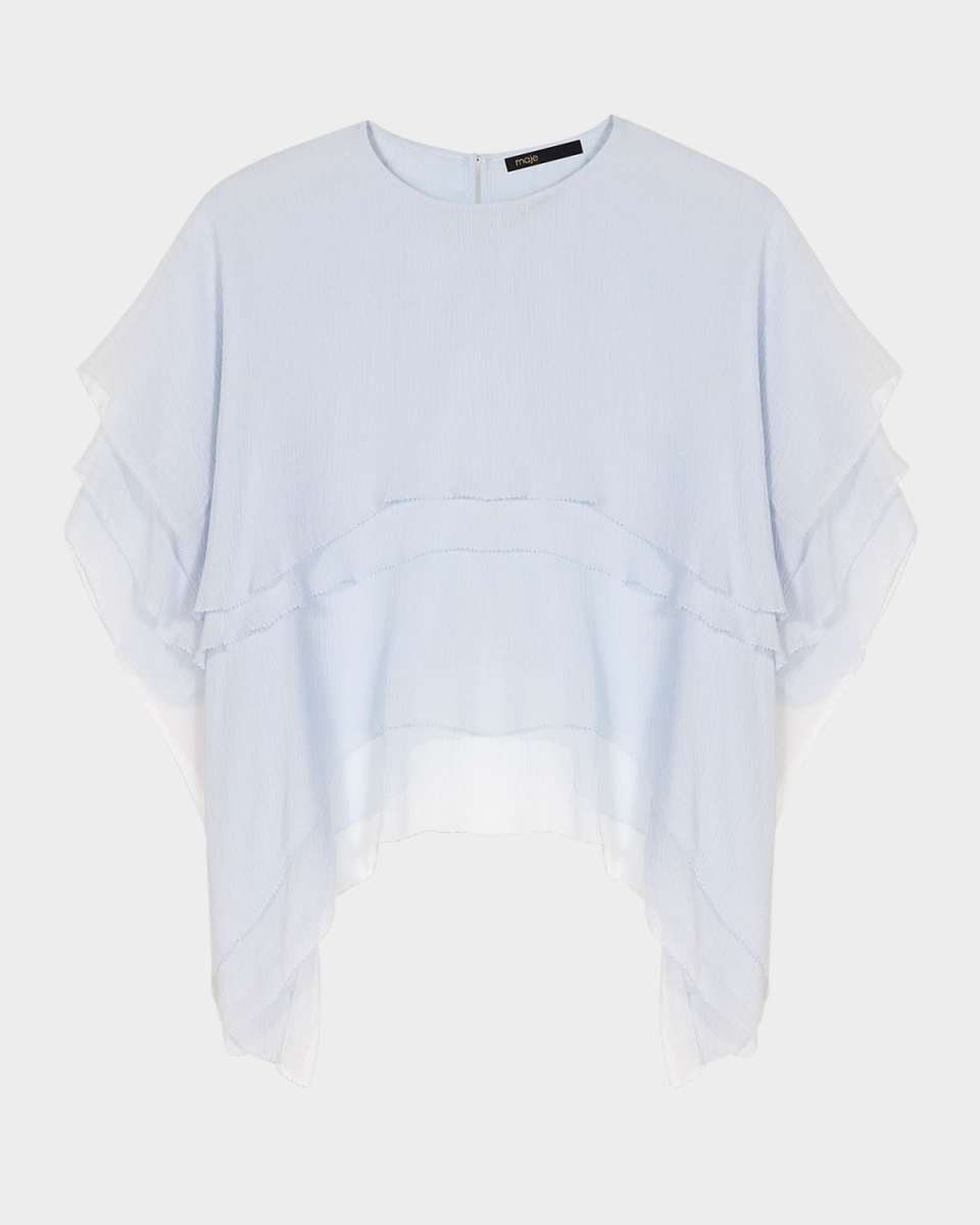 Licapa Tiered Ruffle Blouse